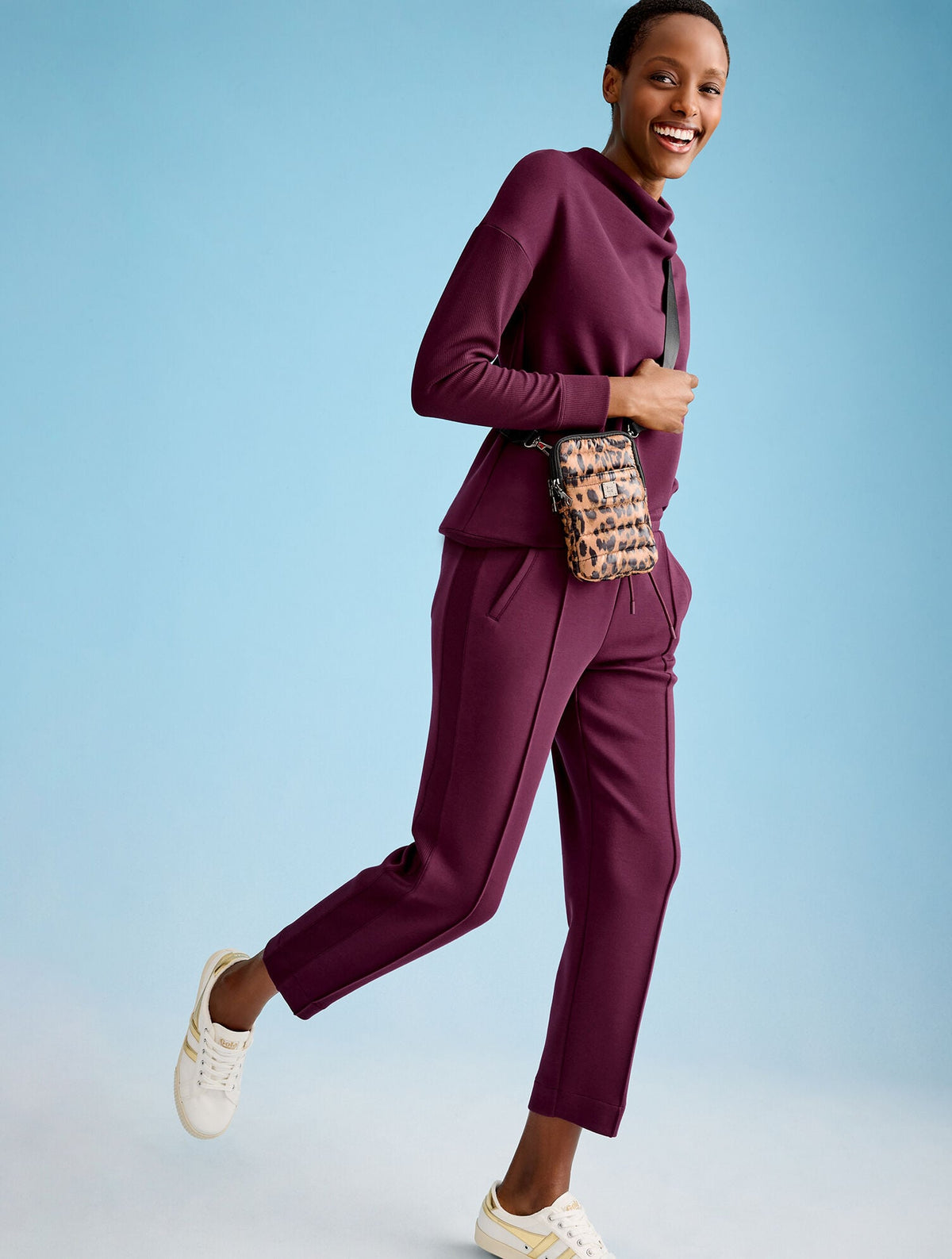 AIRKNIT STRETCH TAPERED LEG PANTS