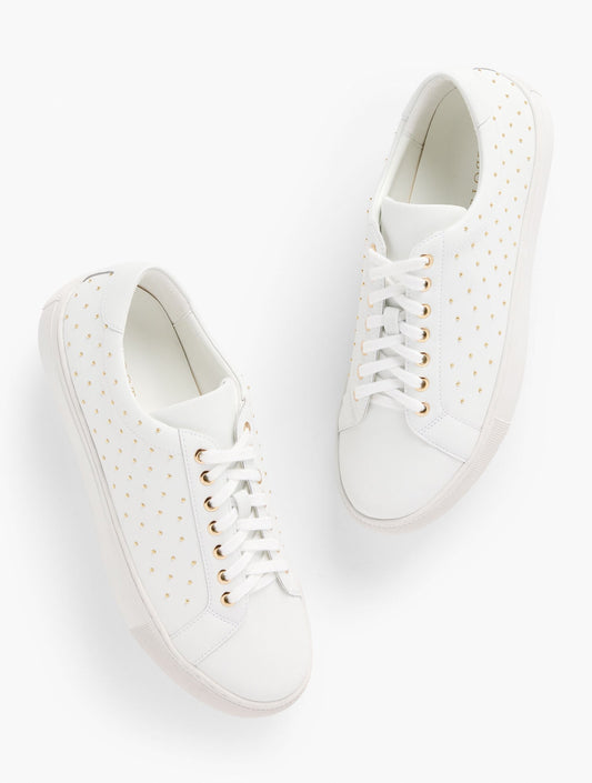 AUBREY STUDDED NAPPA SNEAKERS