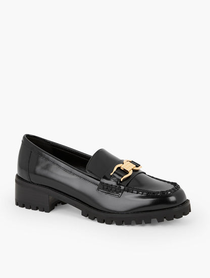 GIANNA LEATHER LOAFERS