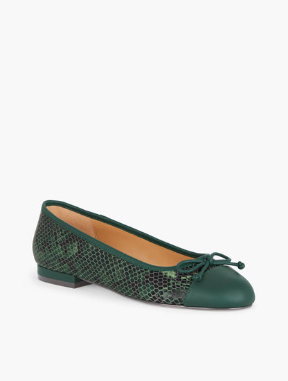 MADISON BALLET FLATS - CROC EMBOSSED
