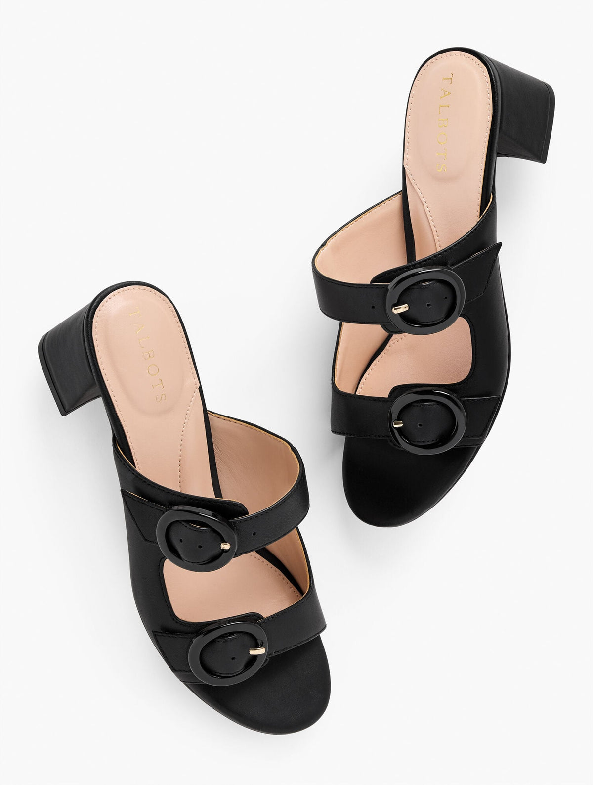 MILLIE STRAPS VACHETTA BLOCK HEEL SANDALS