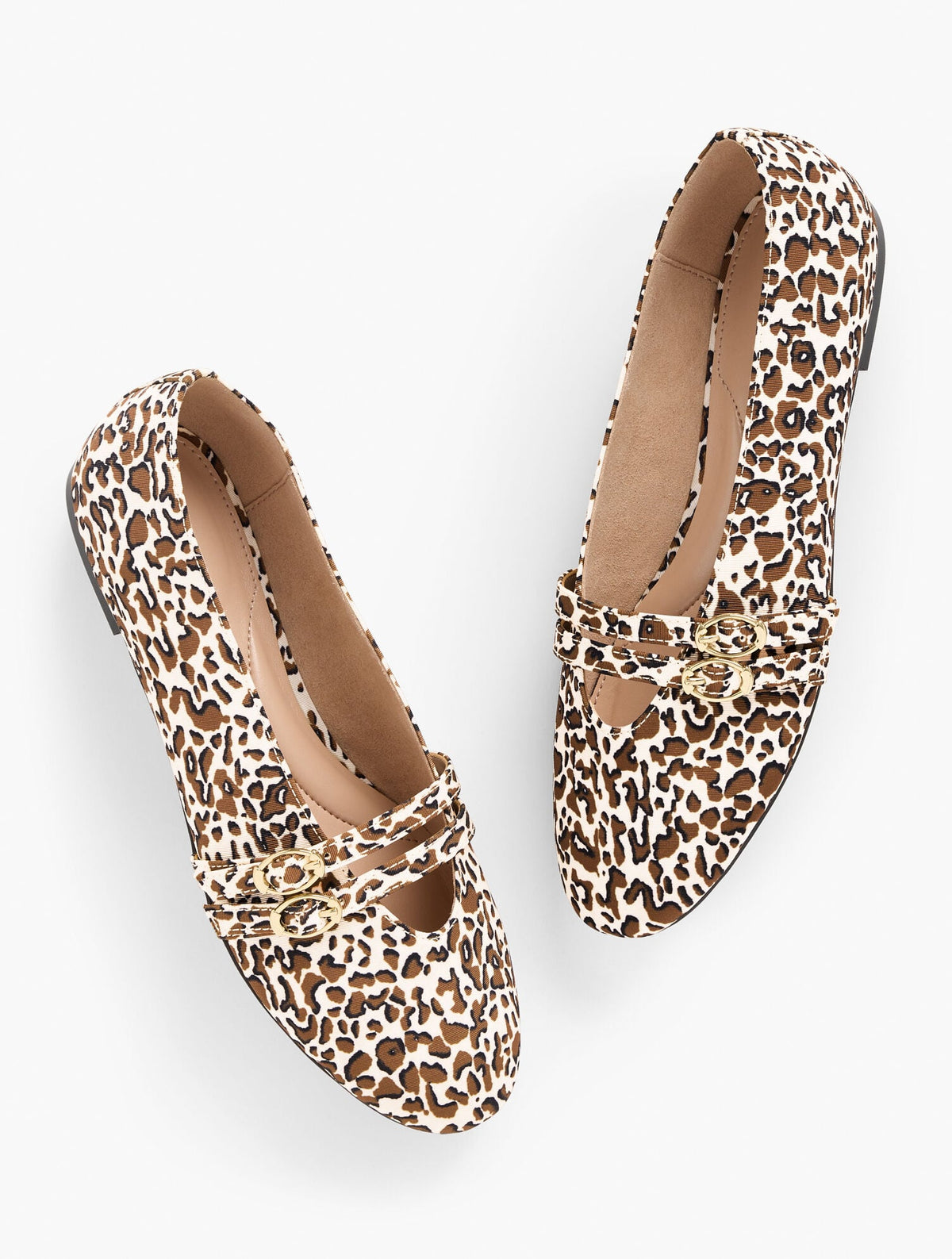 VERA LEOPARD MARY JANE BALLET FLATS