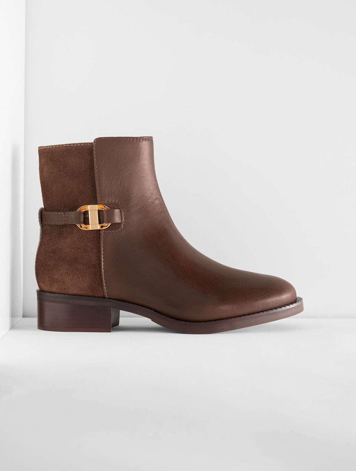WAVERLY NAPPA ANKLE BOOTS