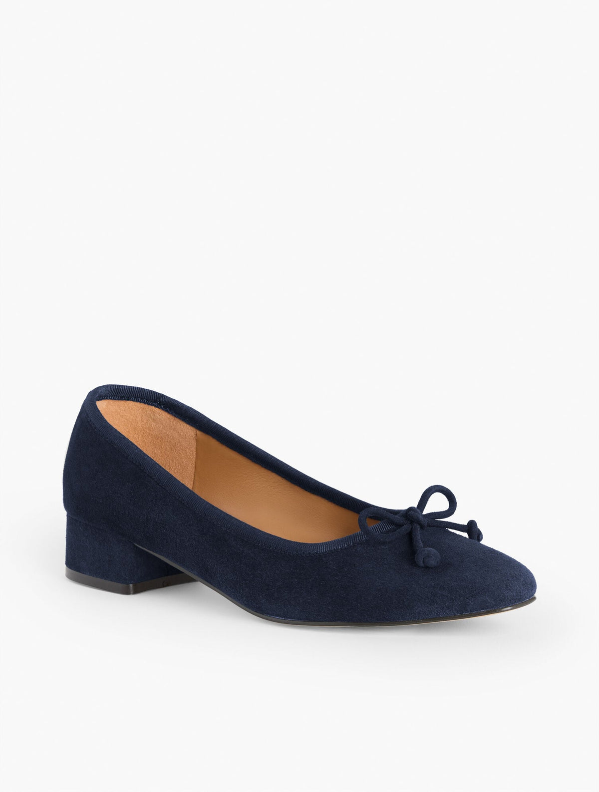 VANESSA SUEDE BLOCK HEEL PUMPS