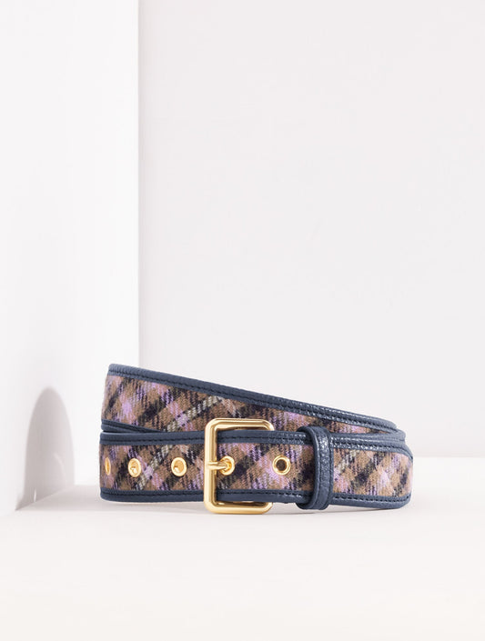 PEMBERLEY PLAID BELT