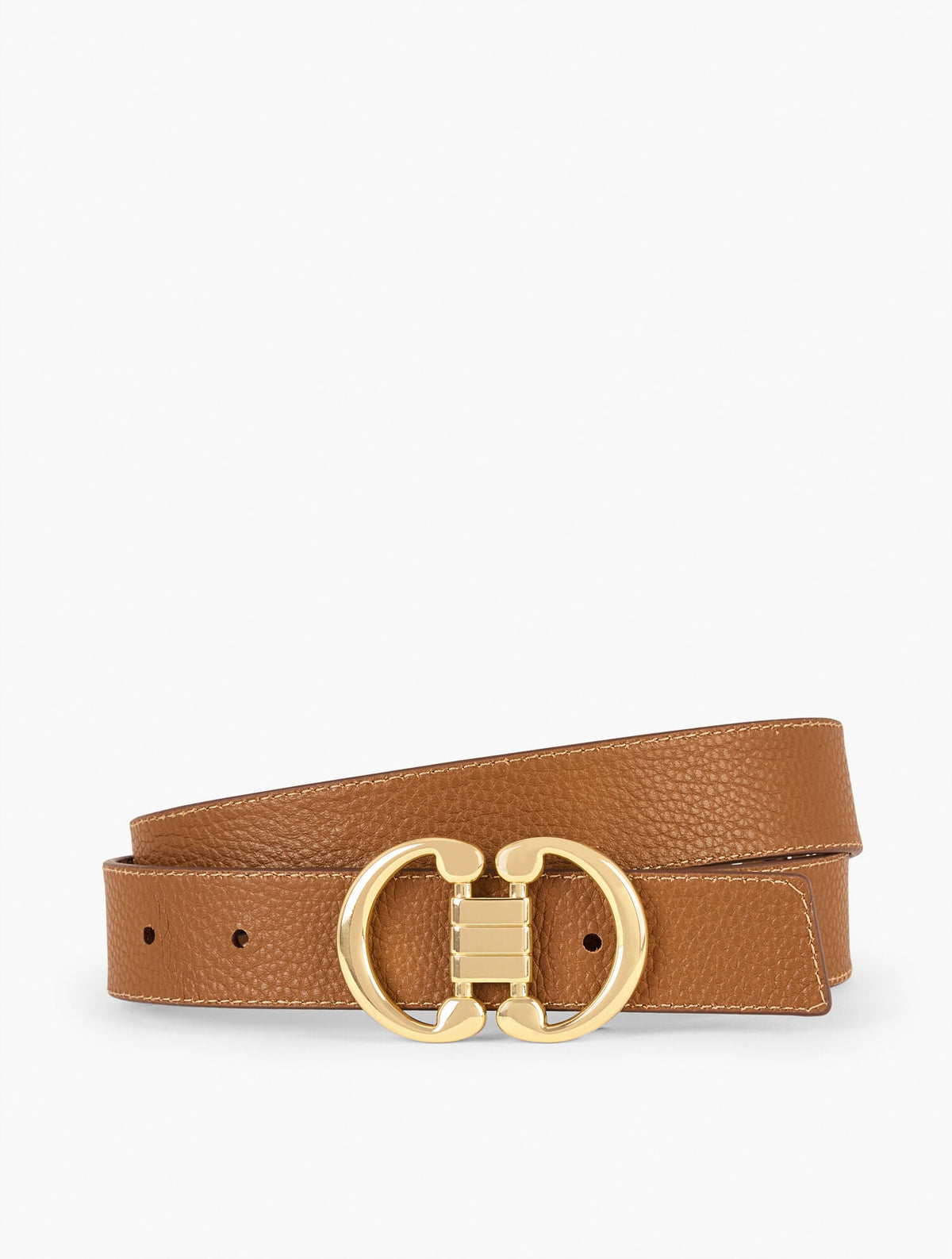 LEATHER REVERSIBLE BELT - LEOPARD