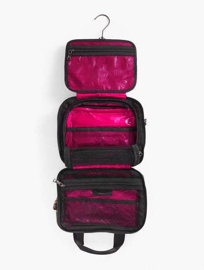 THINK ROYLN STOWAWAY VANITY CASE - LEOPARD