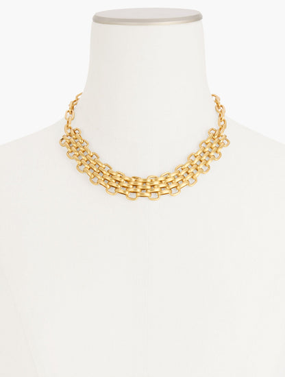 MIXED PANTHER CHAIN NECKLACE