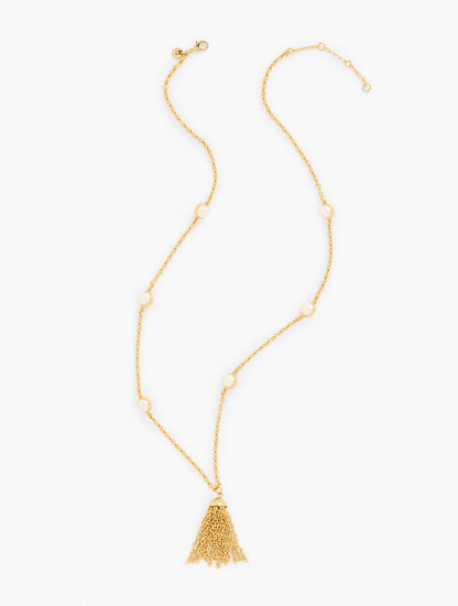 PEARL STATION NECKLACE