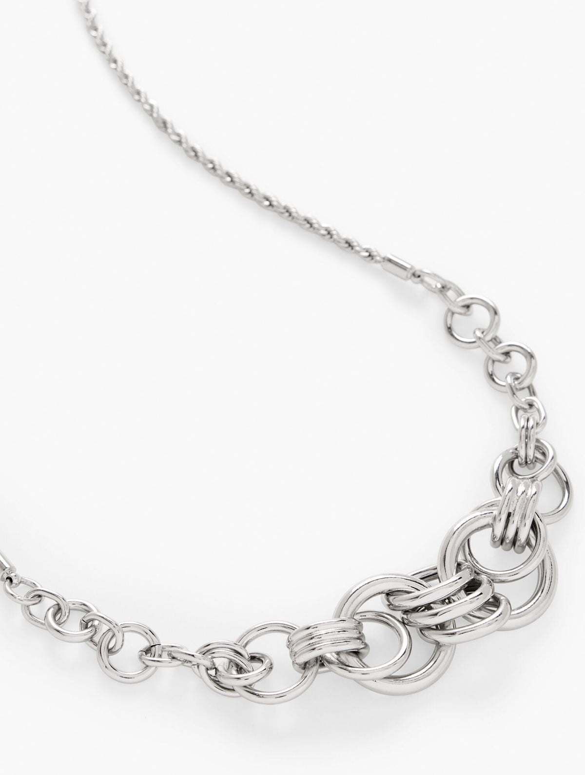 INTERLOCK SCULPTURAL NECKLACE