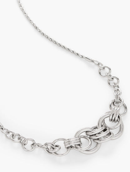 INTERLOCK SCULPTURAL NECKLACE