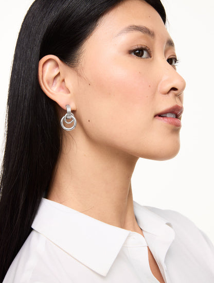 INTERLOCK SCULPTURAL EARRINGS