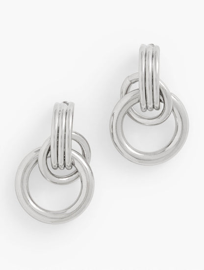 INTERLOCK SCULPTURAL EARRINGS