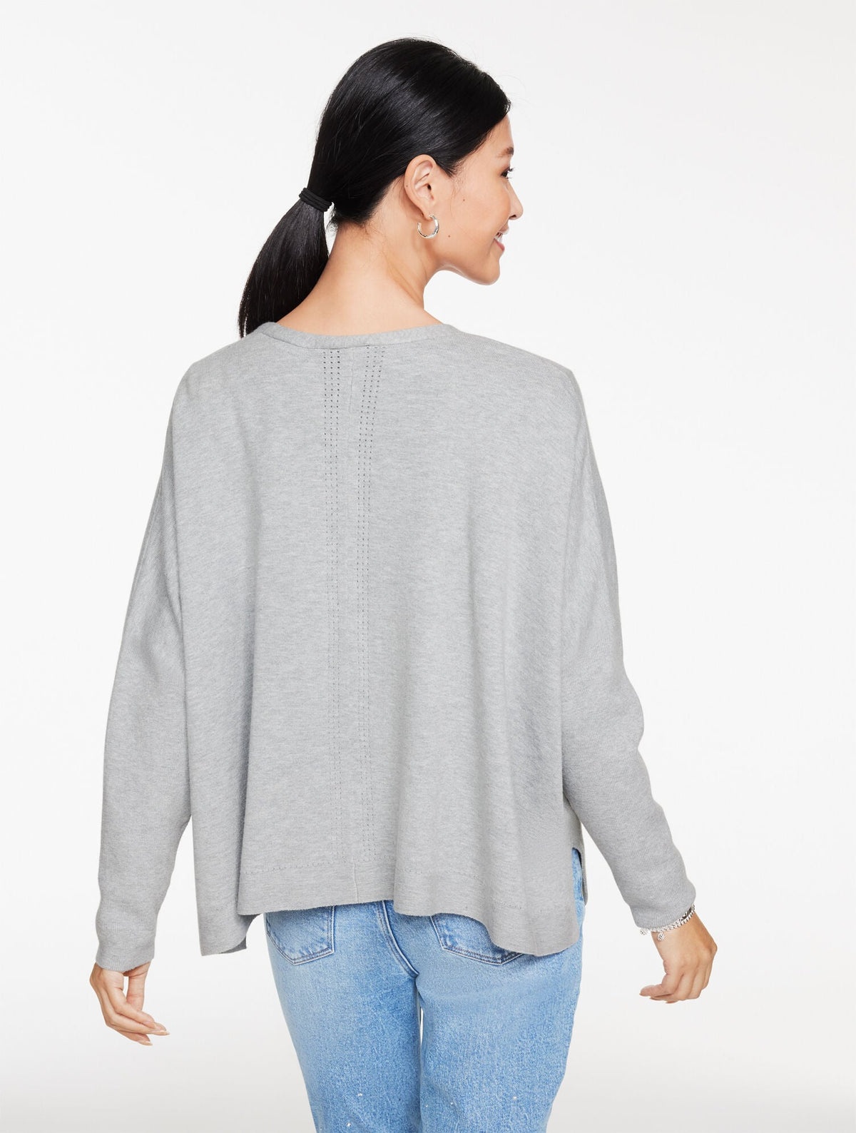 GATHERED WAIST FLYAWAY CARDIGAN