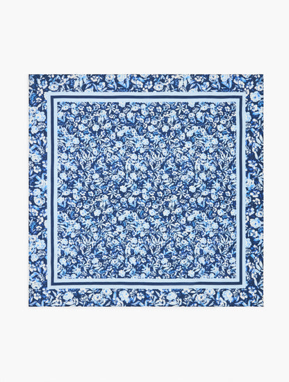 RAVISHING FLORAL SQUARE SCARF