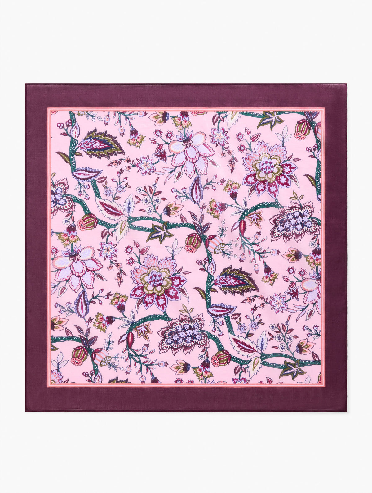 BLOOMING JACOBEAN NECKERCHIEF