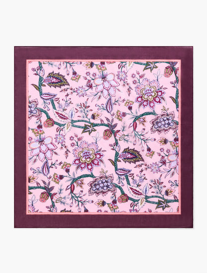 BLOOMING JACOBEAN NECKERCHIEF