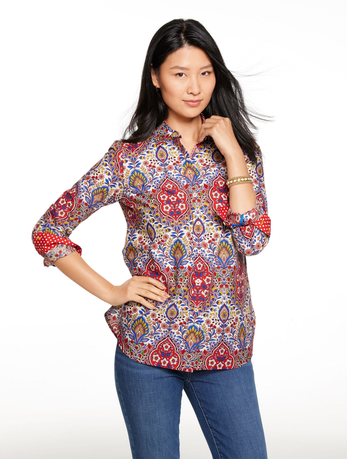 MODERN CLASSIC SHIRT - BOTANICAL MEDALLION