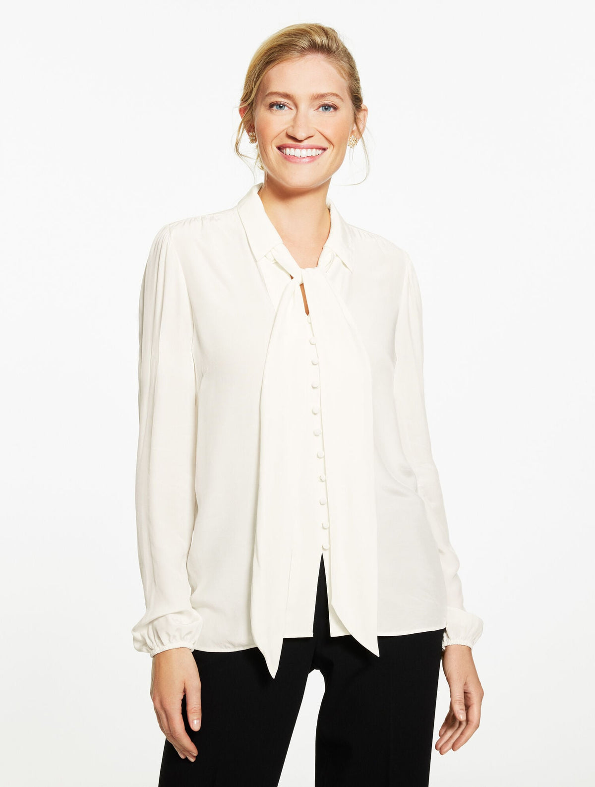 TIE NECK SHIRT