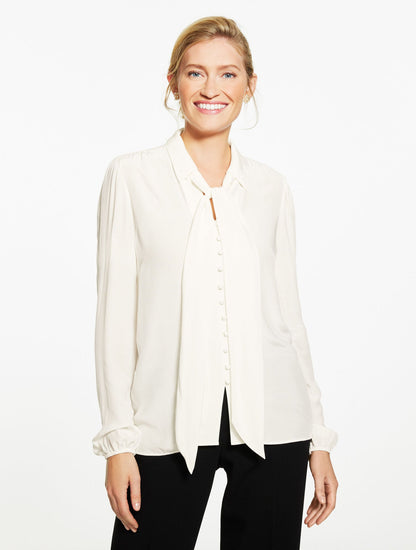 TIE NECK SHIRT