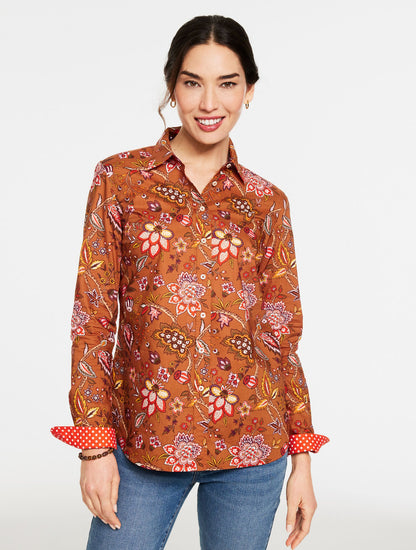 MODERN CLASSIC SHIRT - BLOOMING JACOBEAN