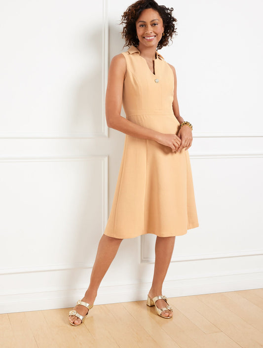 POLISHED CREPE DRESS