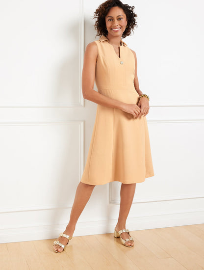 POLISHED CREPE DRESS