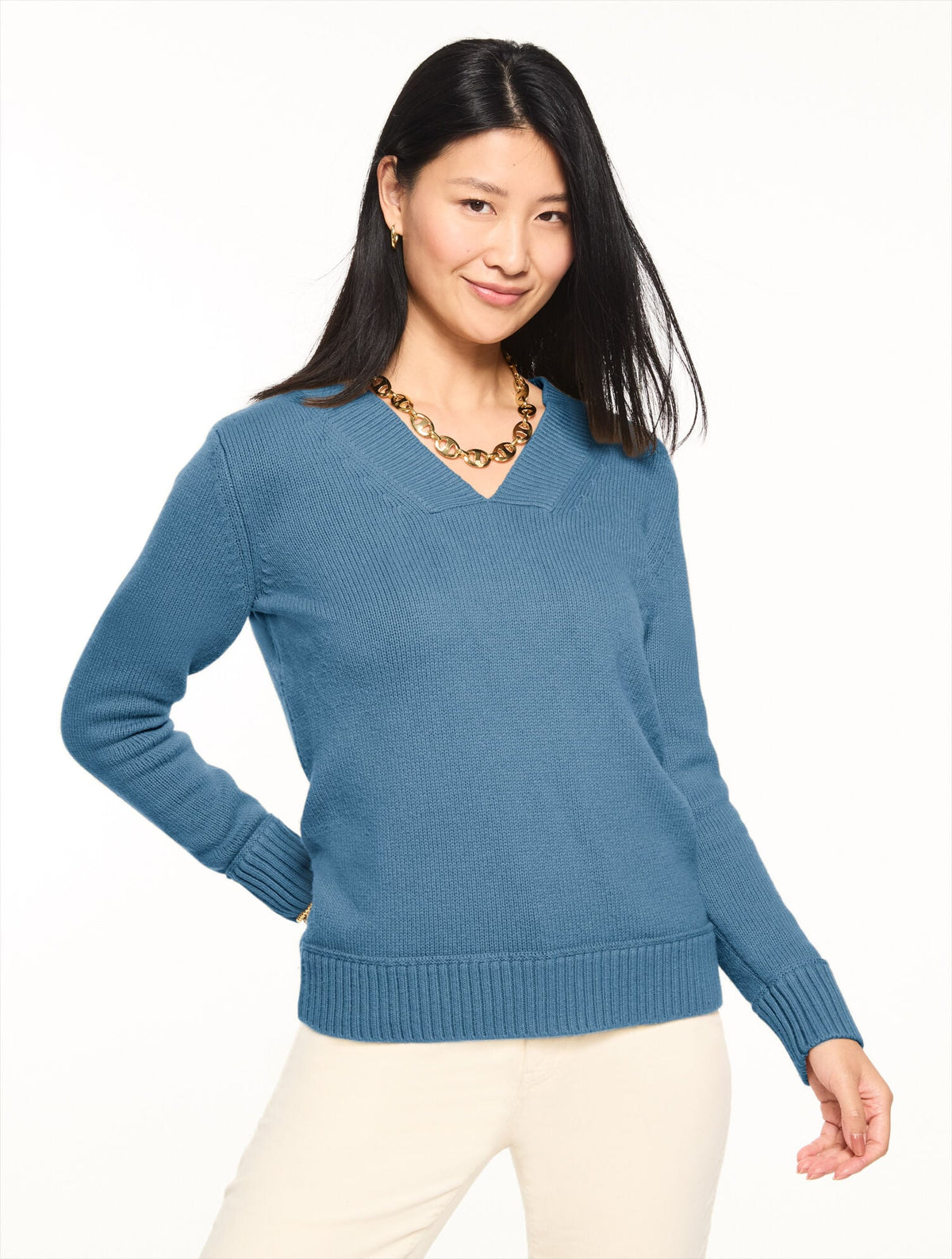 V-NECK SWEATER