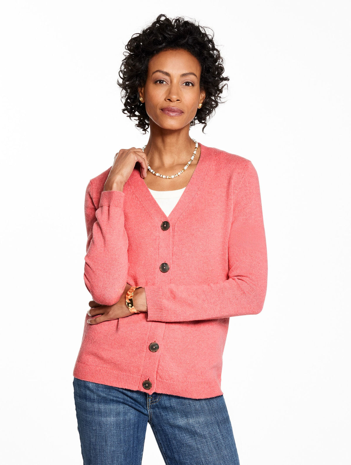 V-NECK CARDIGAN