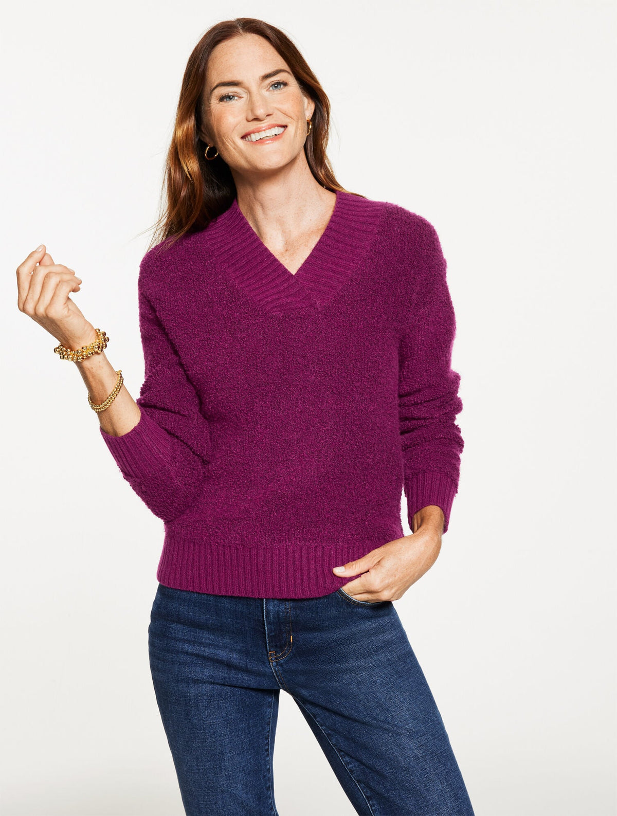 LOOP STITCH SWEATER