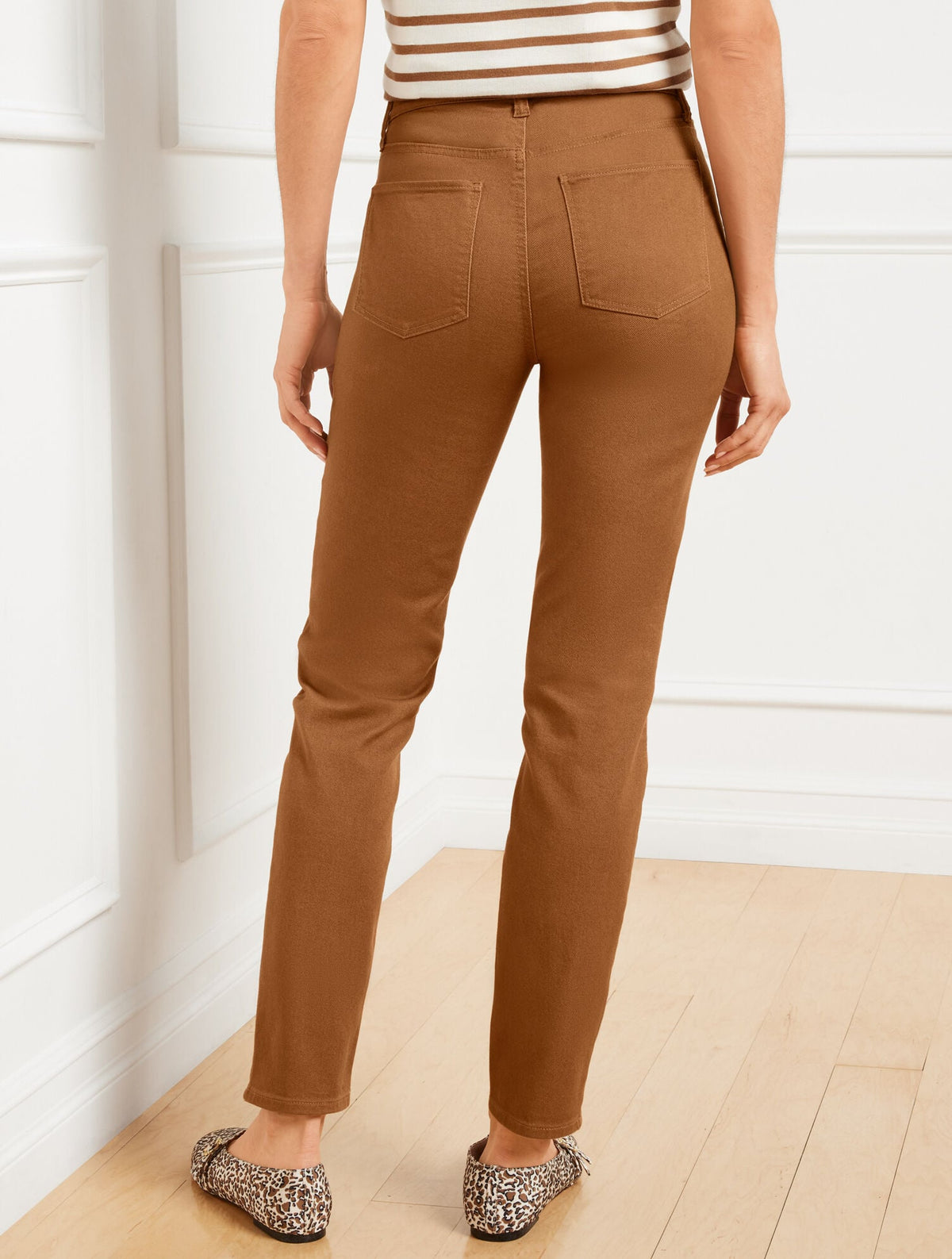 SLIM ANKLE JEANS - PIECE DYED