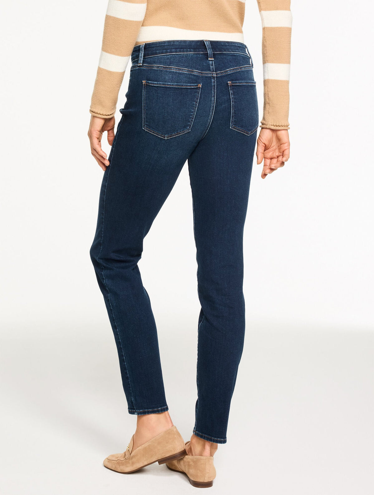 SLIM ANKLE JEANS - LUISA WASH