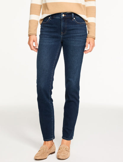 SLIM ANKLE JEANS - LUISA WASH
