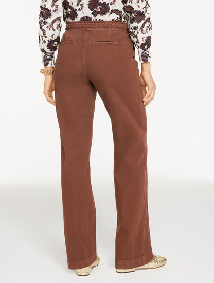 CLASSIC JEAN TROUSERS - BRAIDED WAIST