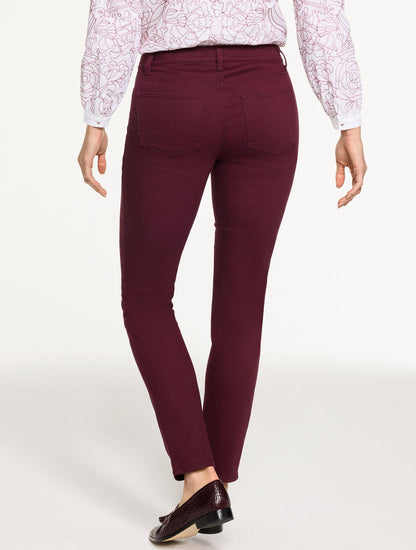 SLIM ANKLE JEANS - SOLID - CURVY FIT