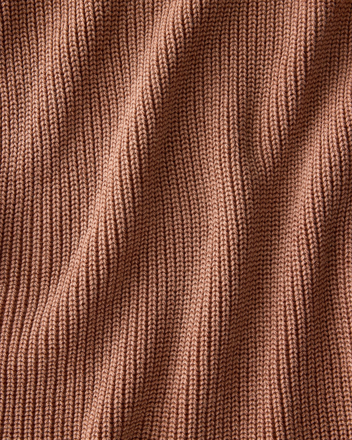 COTTON SHAKER STITCH POCKET CREWNECK