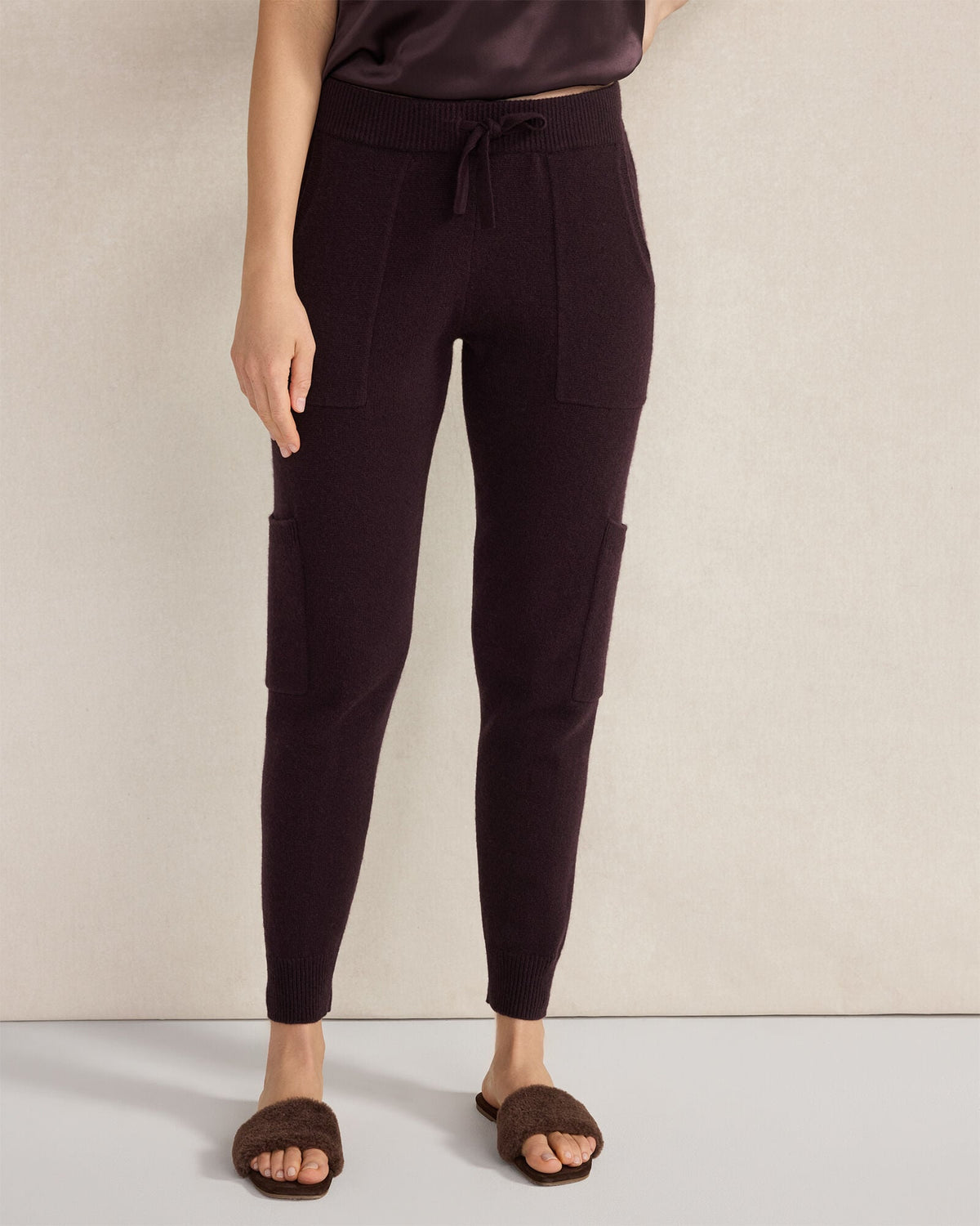 CASHMERE CARGO JOGGERS