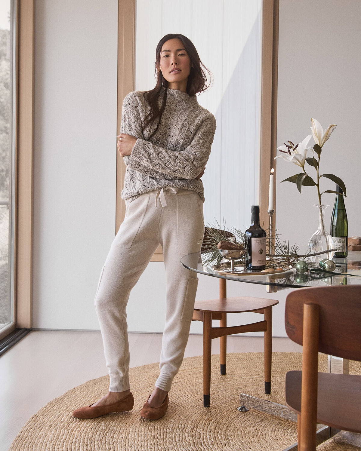 CASHMERE CARGO JOGGERS