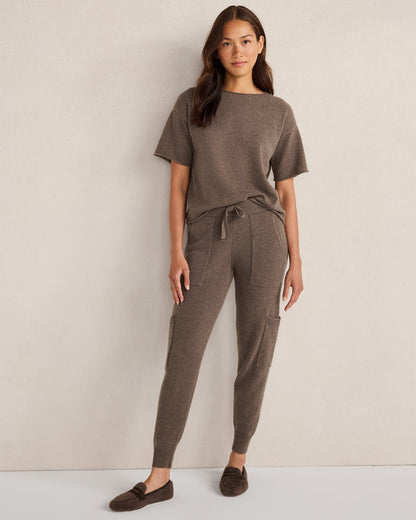 CASHMERE CARGO JOGGERS