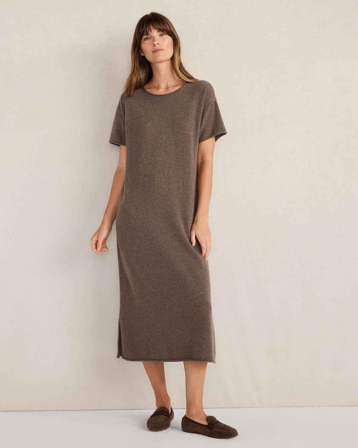 CASHMERE T-SHIRT DRESS