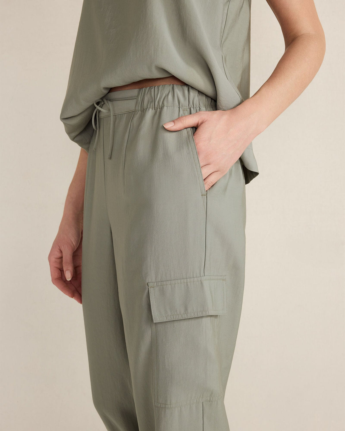 LUXE MODAL CARGO PANTS