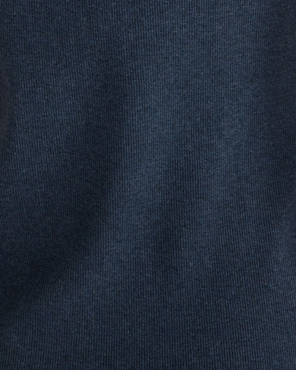 ORGANIC COTTON RIB KNIT MIDI DRESS