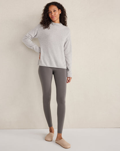 CASHMERE MOCKNECK SWEATER