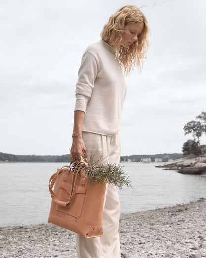CASHMERE MOCKNECK SWEATER