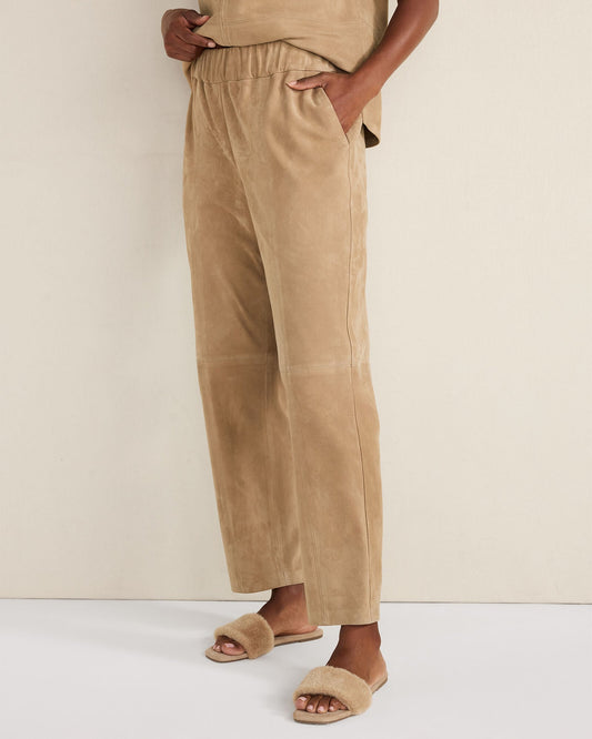 SUEDE PANTS