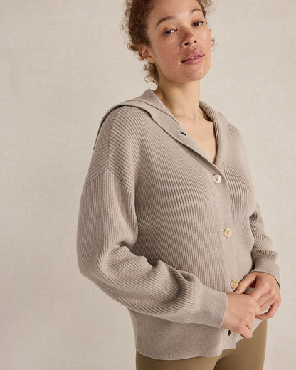 ORGANIC COTTON CASHMERE CARDIGAN