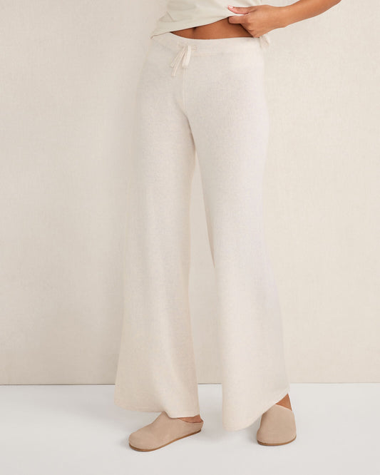 CASHMERE WIDE LEG PANTS
