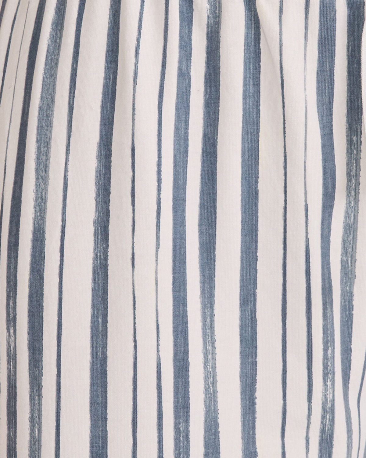 ORGANIC COTTON JERSEY PAINTED STRIPE PAJAMA PANTS