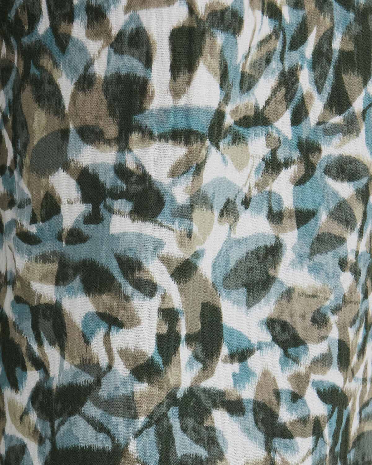 ORGANIC COTTON GAUZE FLORAL PAJAMA TOP