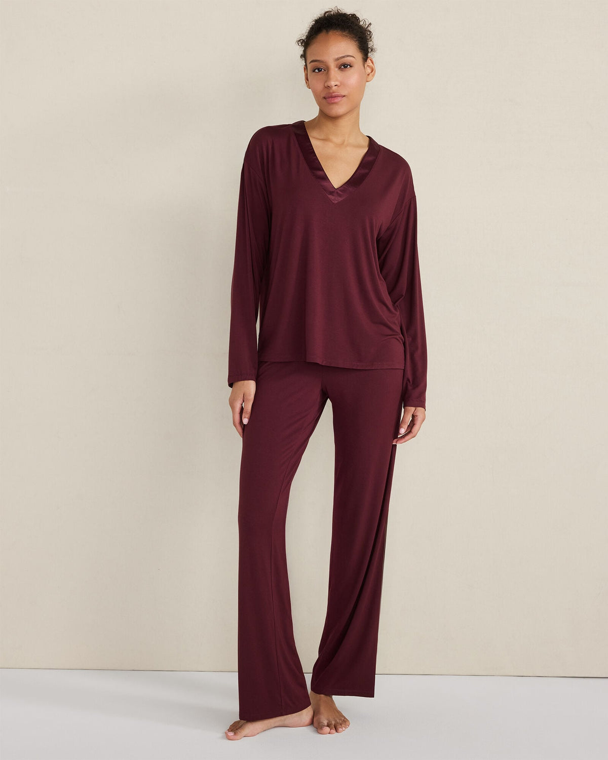 CALM & COOL LONG SLEEVE SLEEP TOP